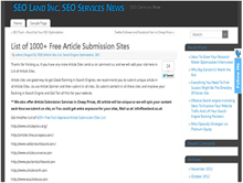Article Submission Site